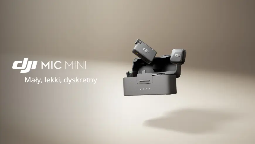 Nadajnik mikrofonowy DJI Mic Mini Infinity Black (1 TX)